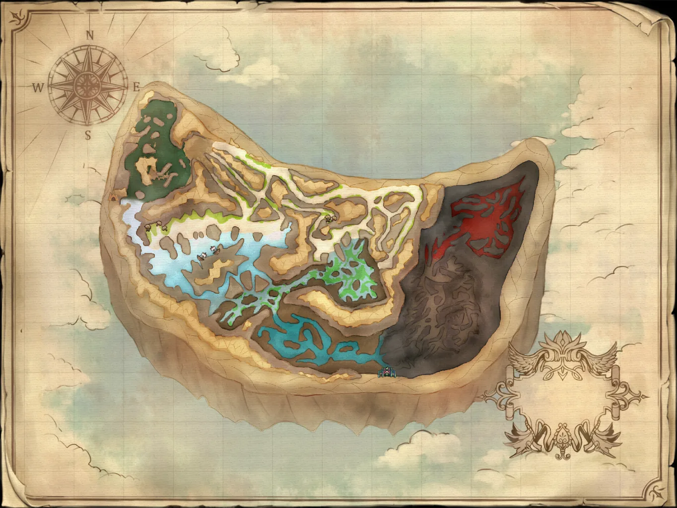 Map of Coral Island