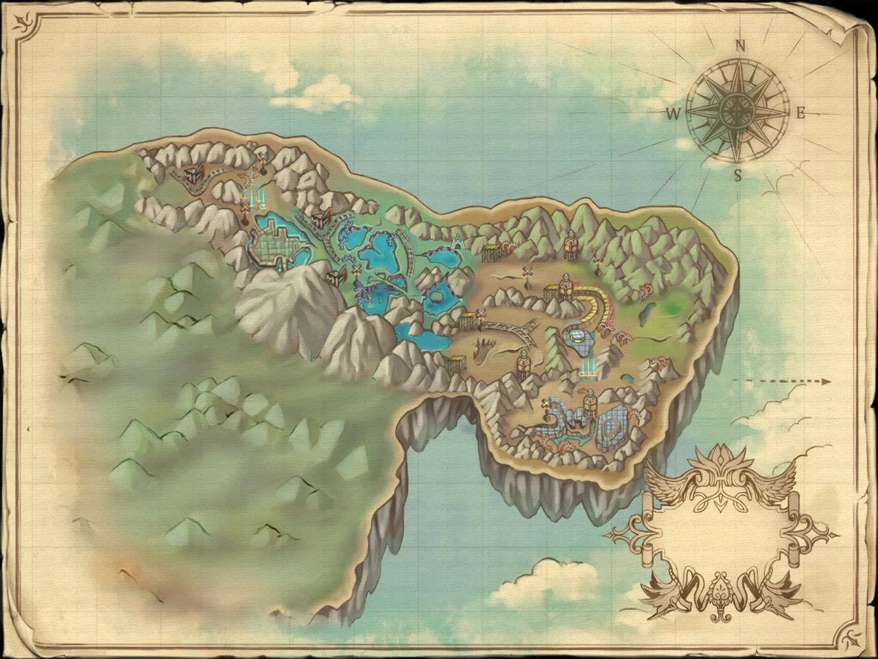 Map of Darkon 1, 2