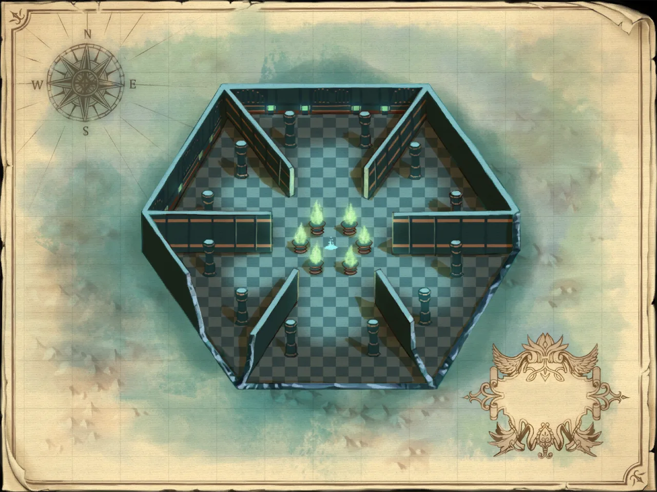 Map of Forsaken Tower 3F