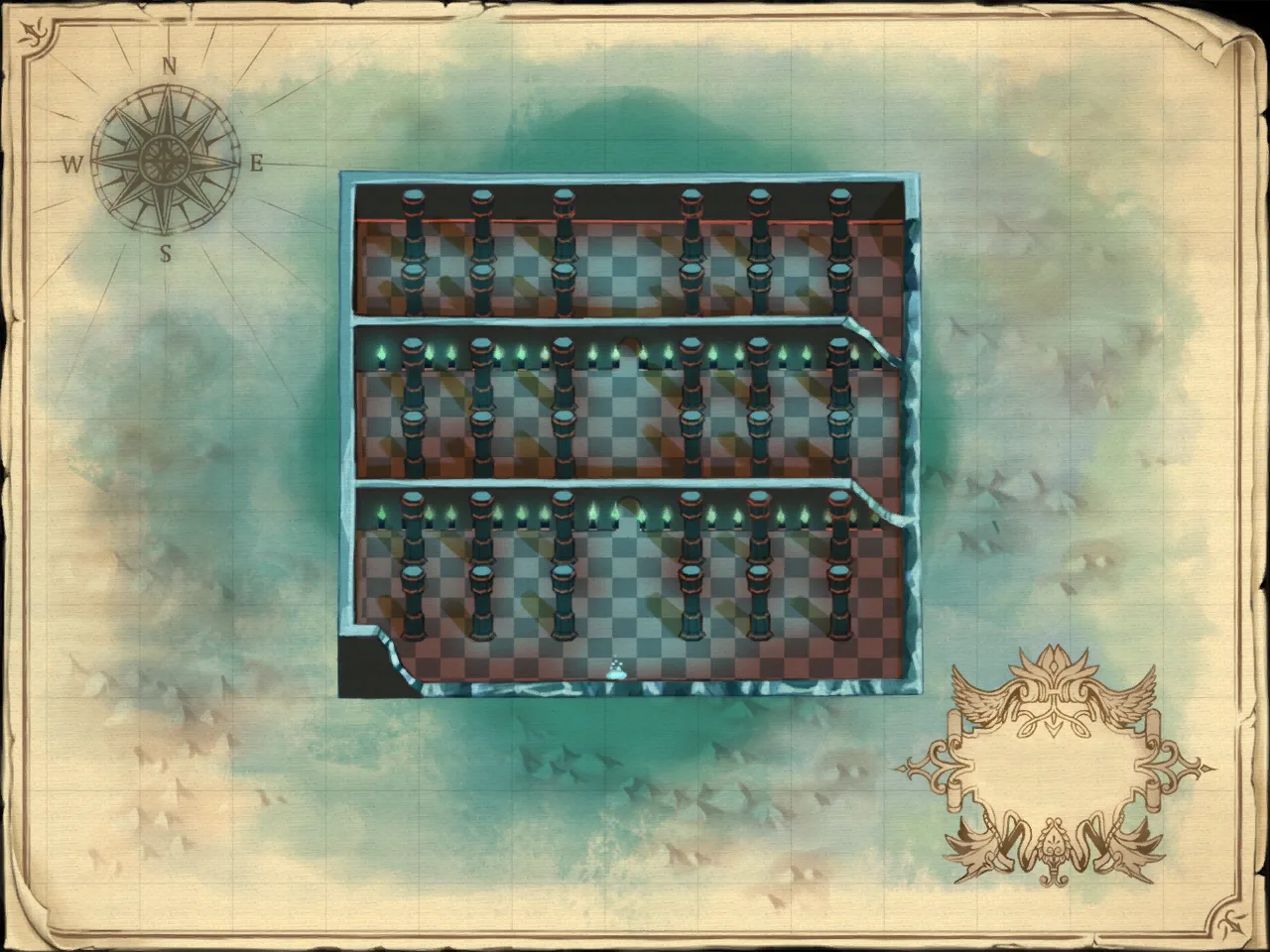 Map of Forsaken Tower 4F