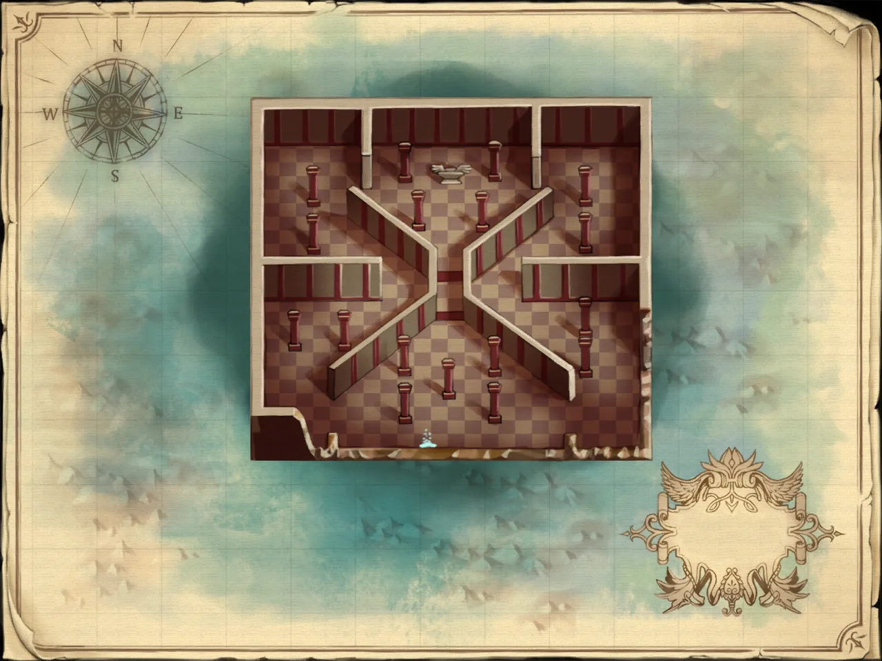 Map of Forsaken Tower 5F