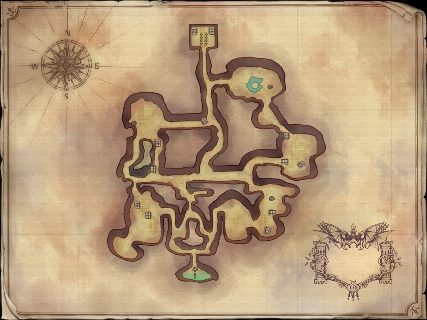 Map of Iblis Temple