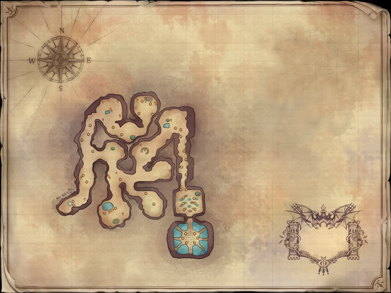 Map of Mars Dungeon