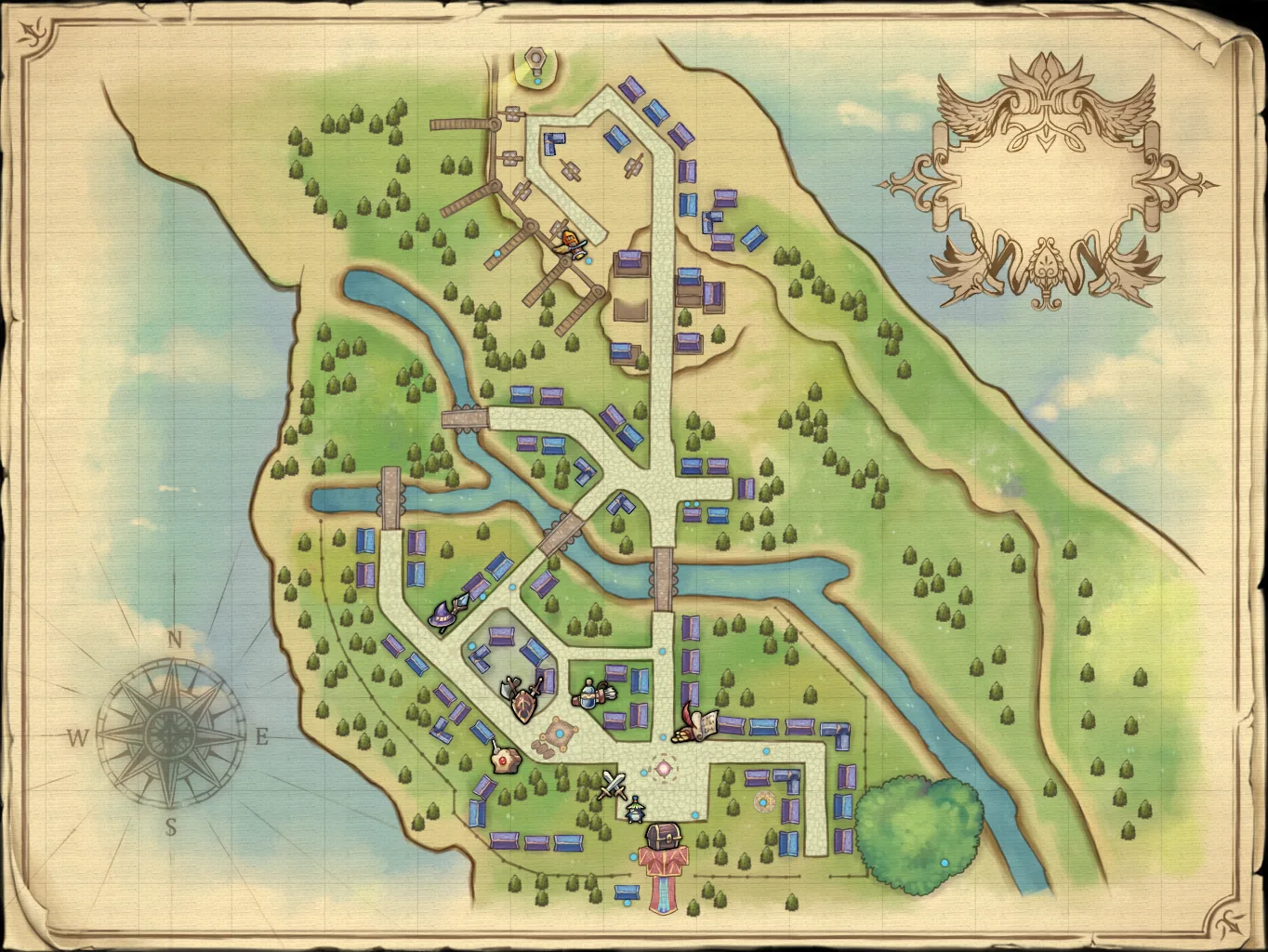 Map of Saint City