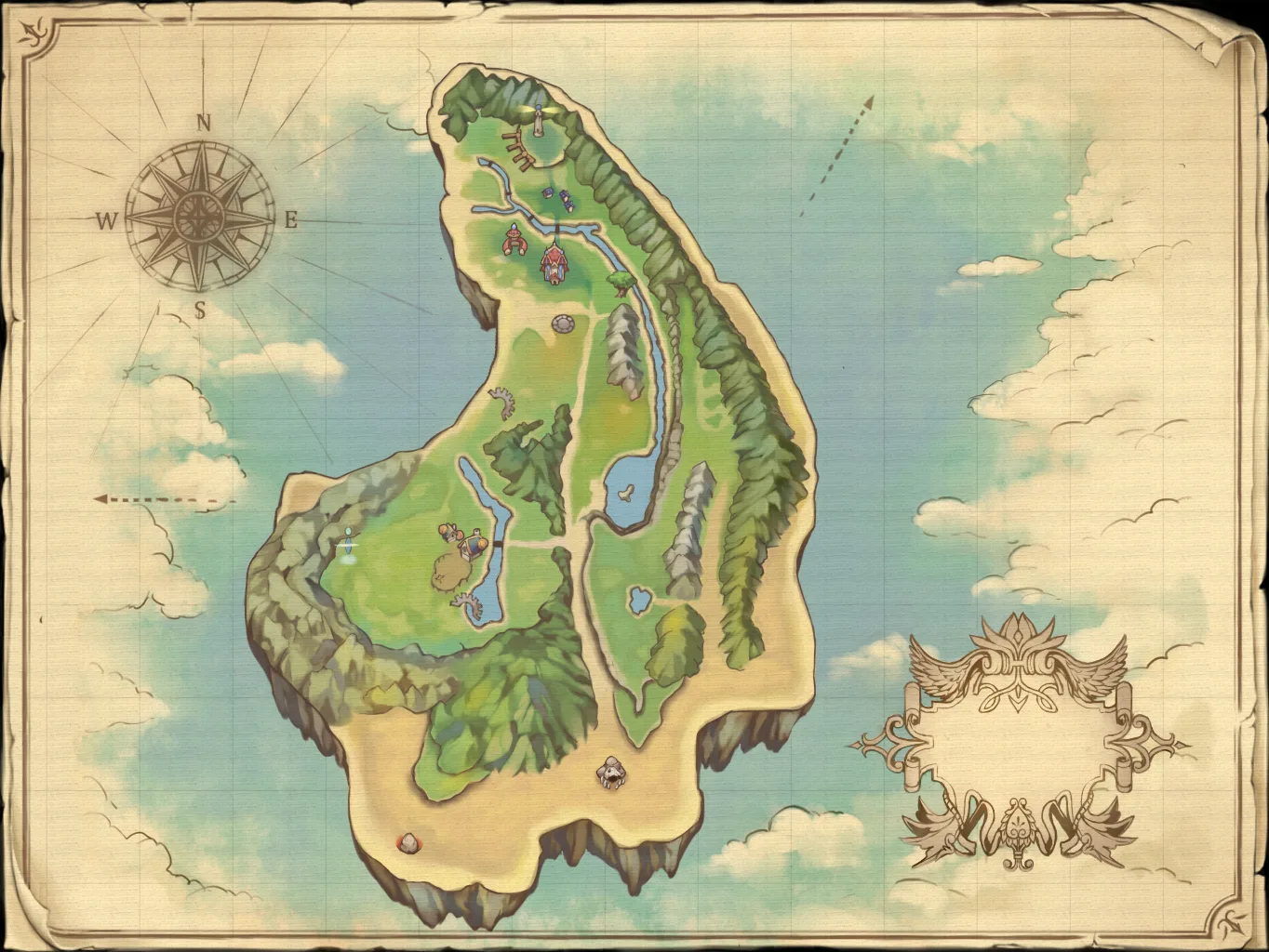 Map of Saint Morning