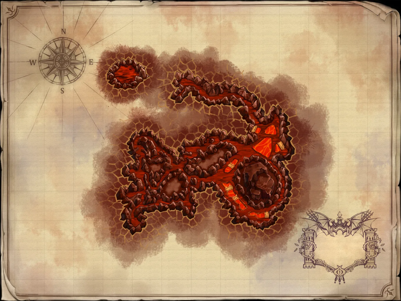 Map of Volkane